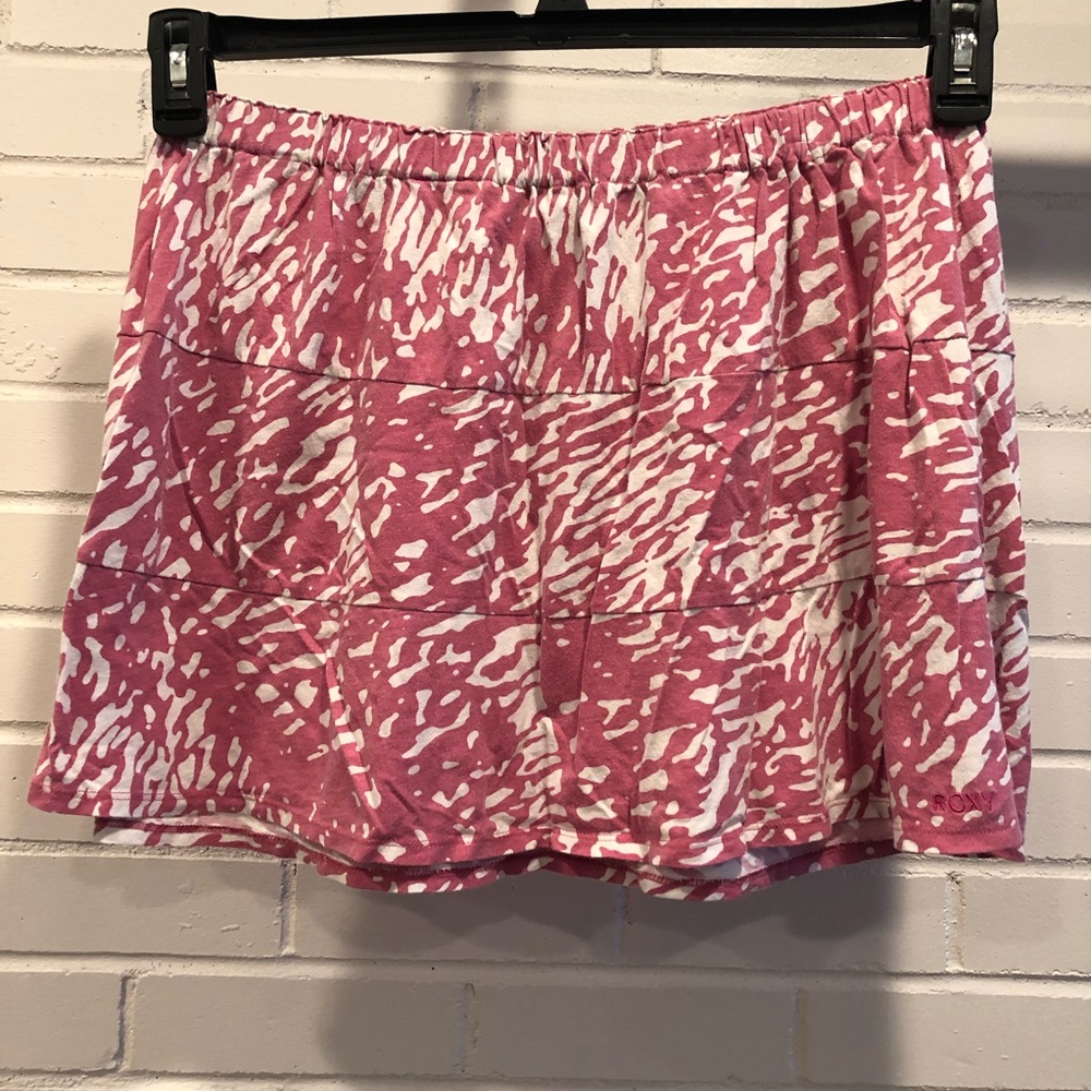 Roxy Pink/White Skirt, Large